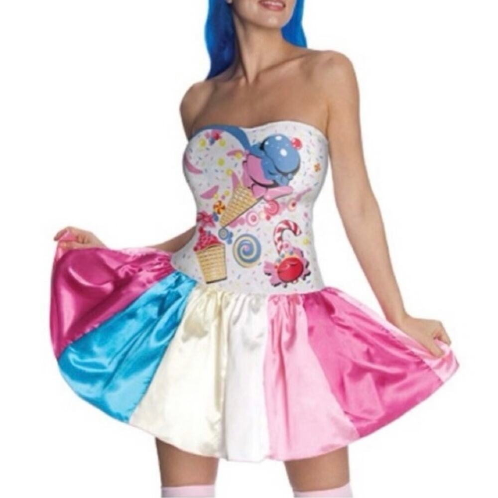 Rubies Katy Perry Candy Girl Ice Cream Costume - ADULT LARGE